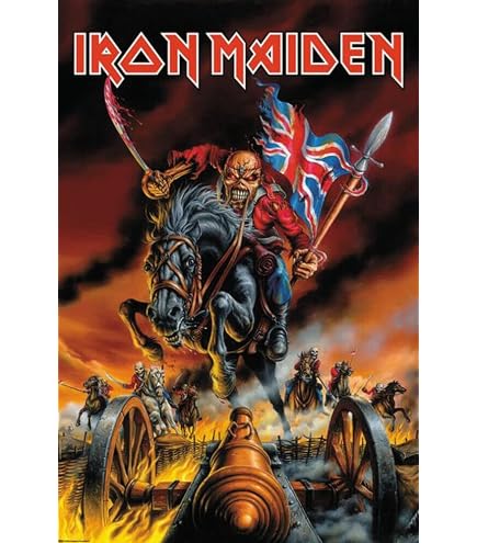 Amazon.com: Iron Maiden - Music Poster (10 Eddies/Grid) (Size: 24